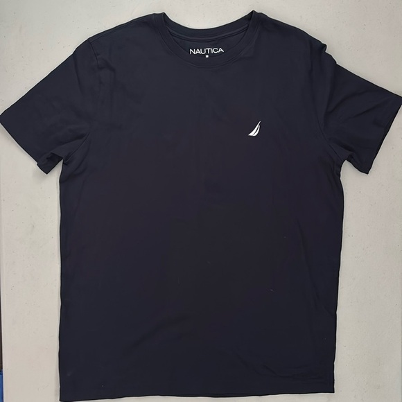 Nautica Men’s Classic Navy Blue T-Shirt Medium - Picture 1 of 4